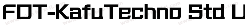 FOT-KafuTechno Std U字体转换